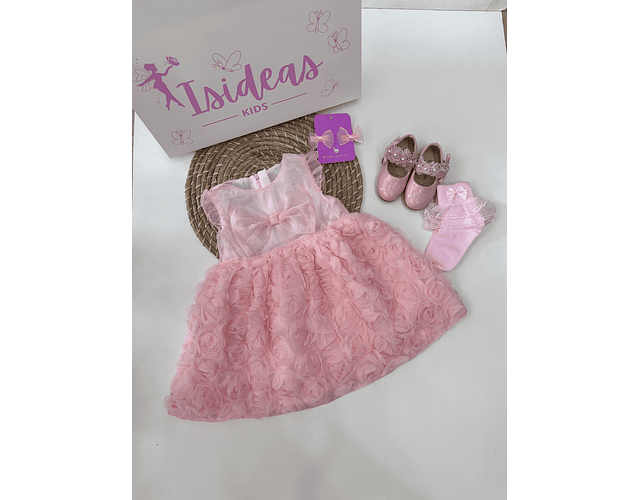 Vestido Coquette rosado 