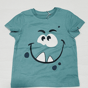 Polera Manga Corta Carita