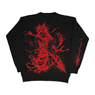 [ISJ] BLOOD MANIPULATION RED KNITTED SWEATER 1