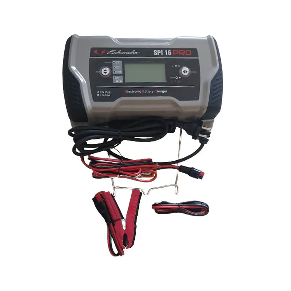 Cargador de Baterías Schumacher 12v - 24v / 16A  2