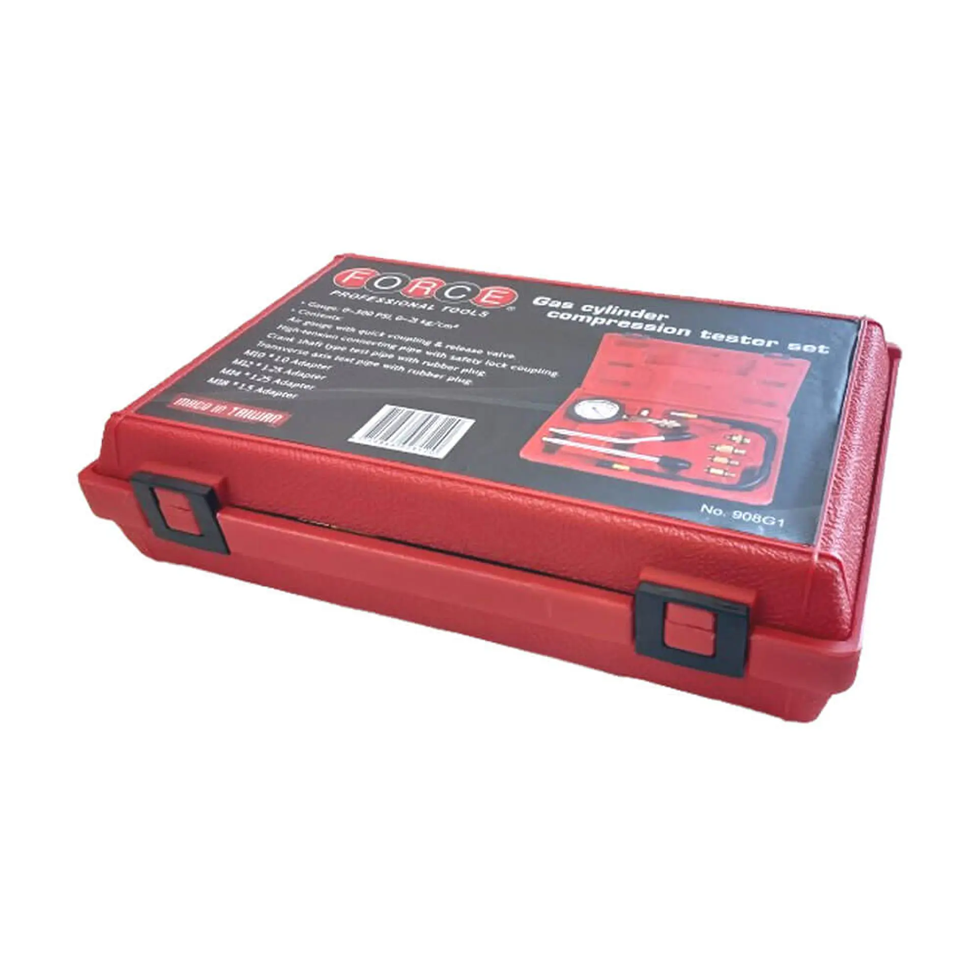 Compresímetro Bencinero Force 300 PSI - 8 Piezas 4