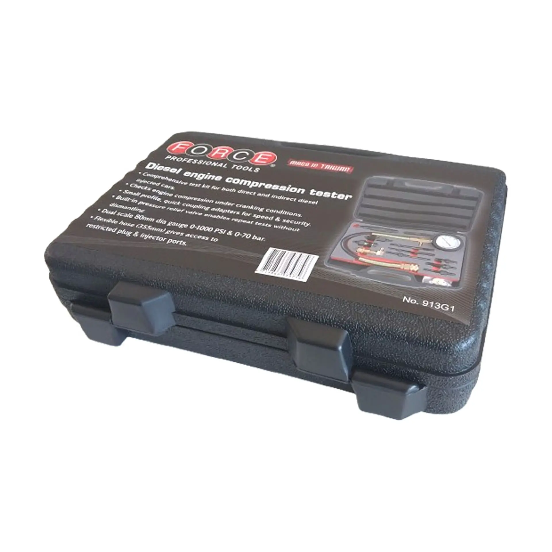 Compresímetro para Motores Diesel Force - 13 Piezas 4