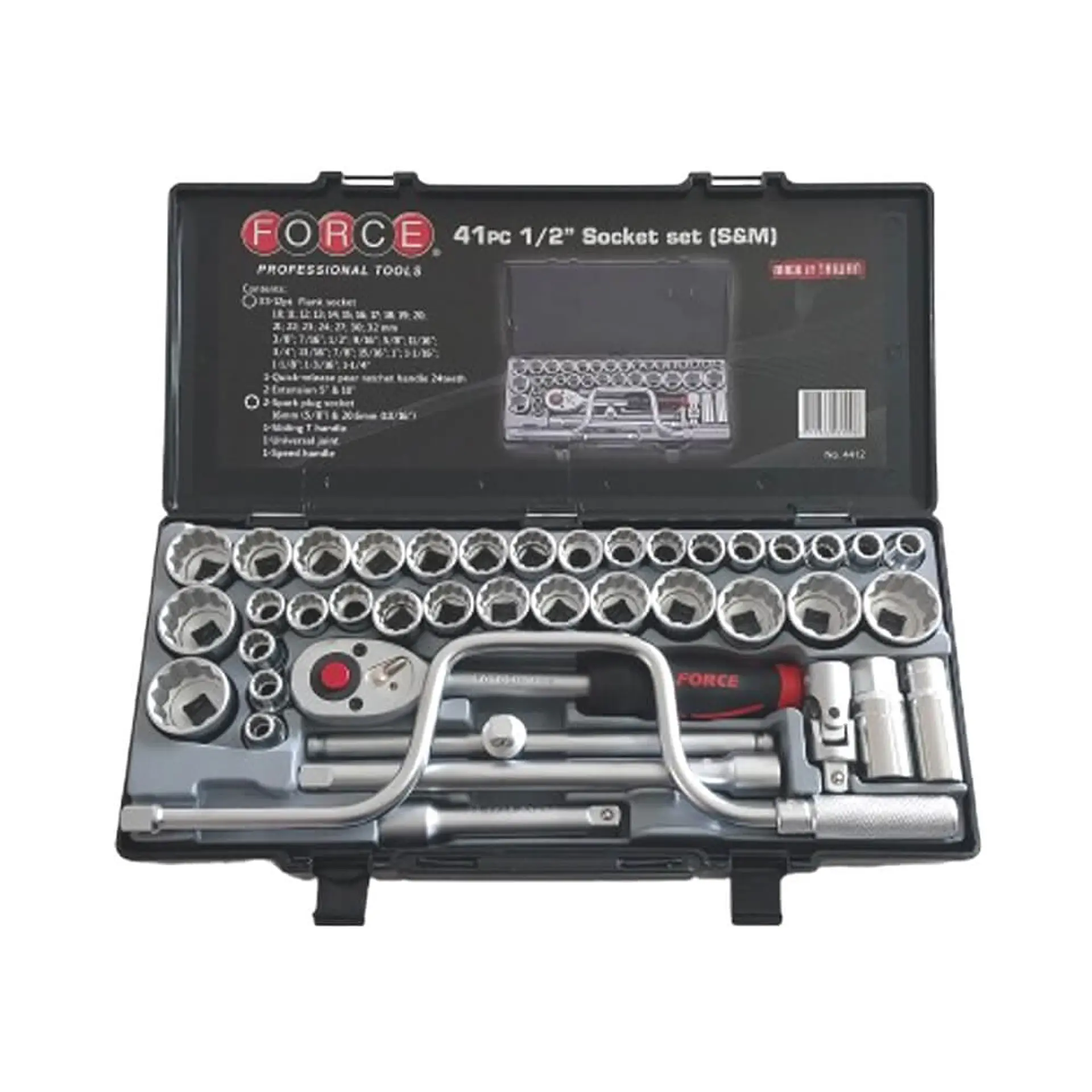 Juego de Dados Poligonales Force de 1/2 - 41 Piezas 1