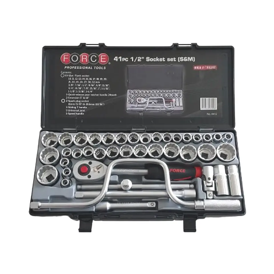 Juego de Dados Poligonales Force de 1/2 - 41 Piezas 1