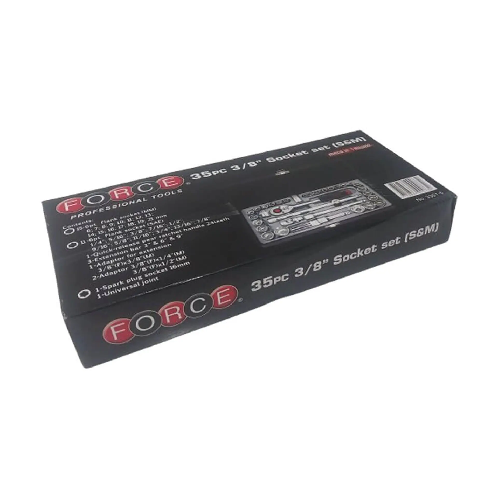 Juego de Dados Hexagonales Force de 3/8 - 35 piezas 4