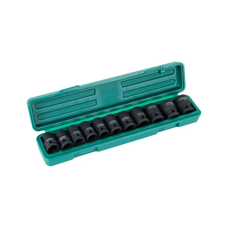 Juego de Dados de Impacto Jonnesway de 1/2 - 11 piezas (pulg.) 1