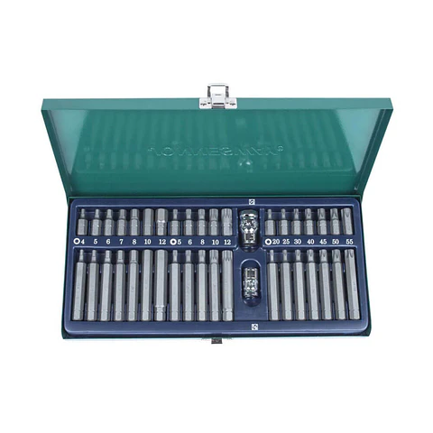 Juego de Puntas Torx, Imbus, Hexagonales Jonnesway - 40 Piezas 