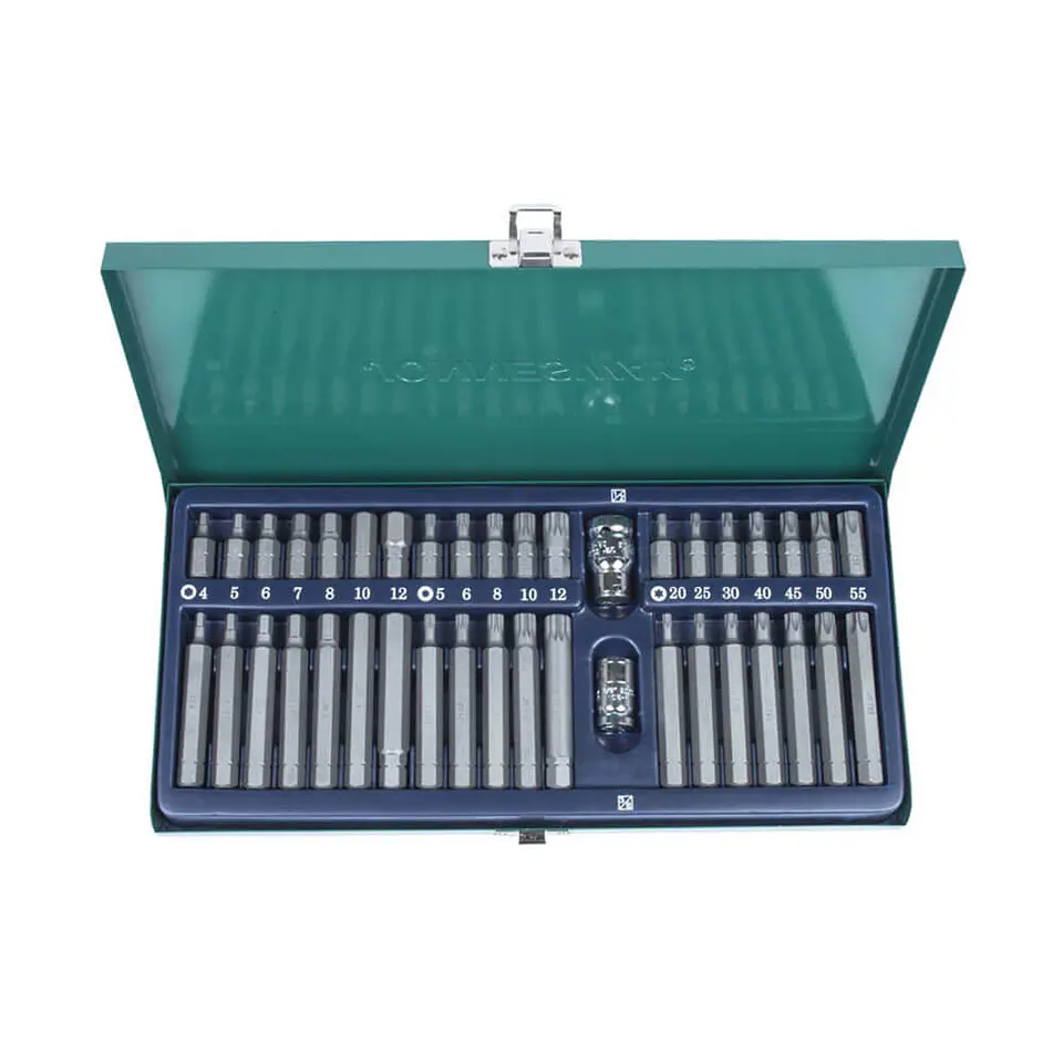 Juego de Puntas Torx, Imbus, Hexagonales Jonnesway - 40 Piezas  1