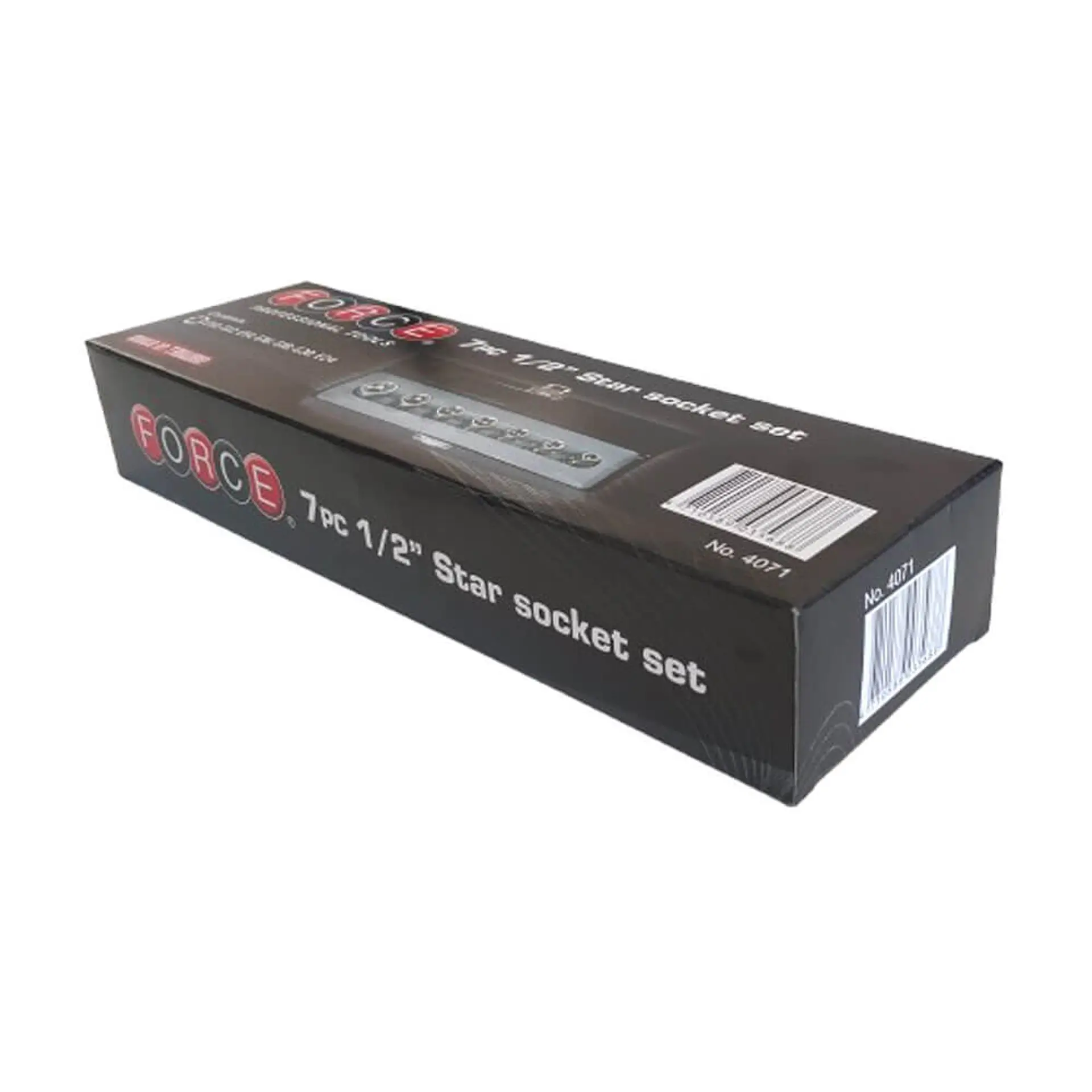 Juego de Dados Torx Hembra Force de 1/2 - 7 Piezas 5