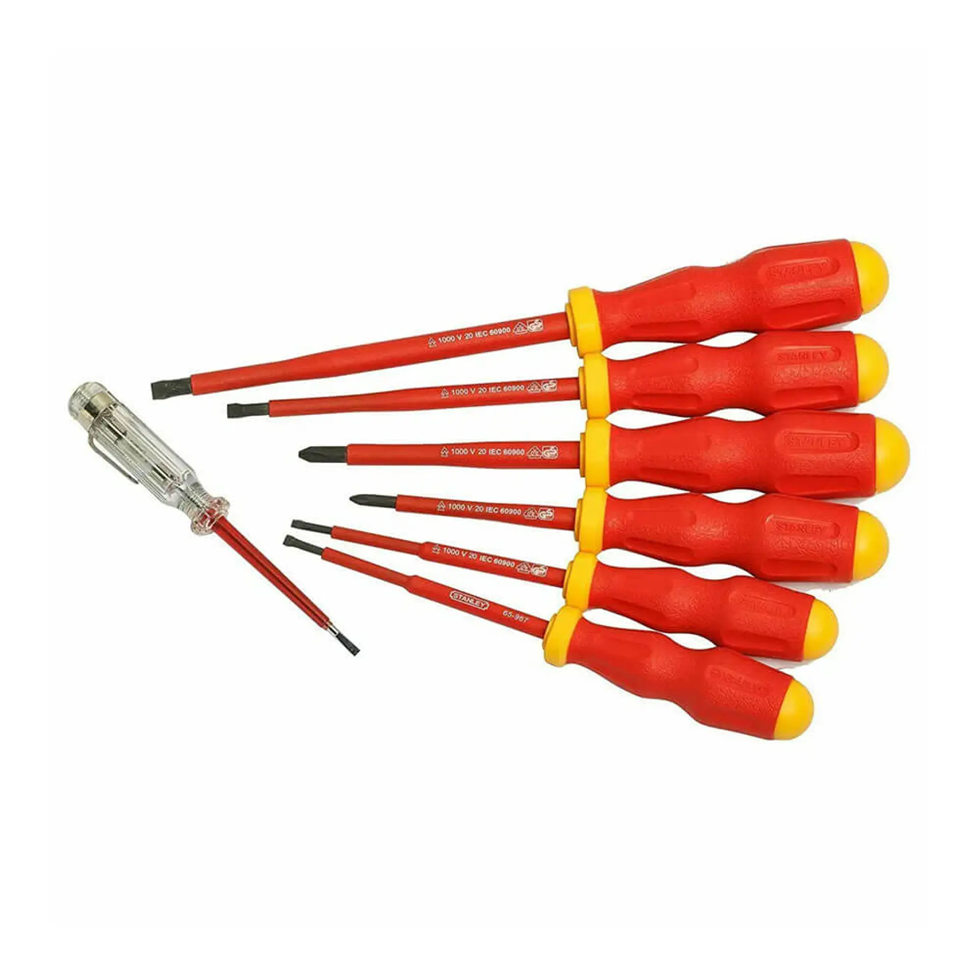 Juego de Destornilladores Aislados Stanley 1000V - 7 Piezas 3
