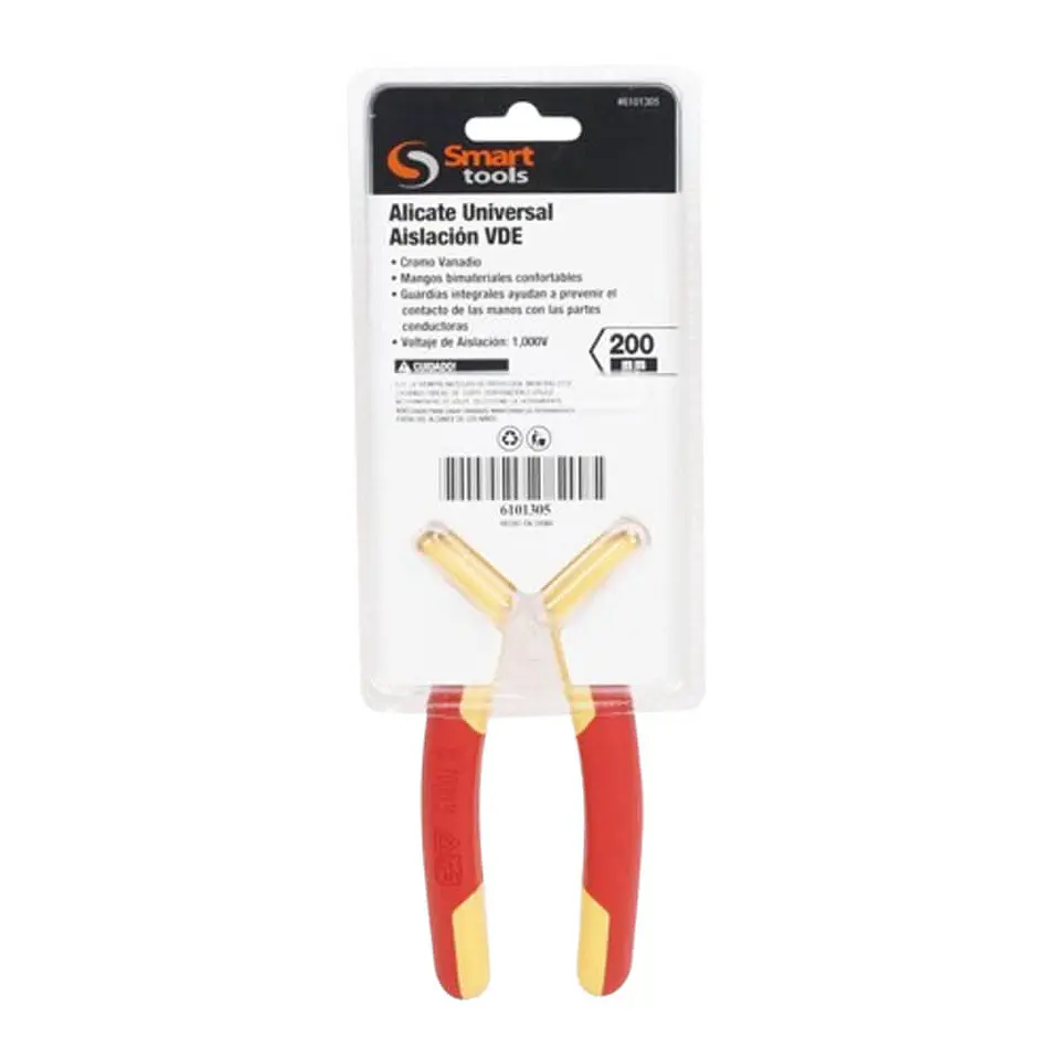 Alicate Universal Aislación VDE Smart Tools - 1000v 2