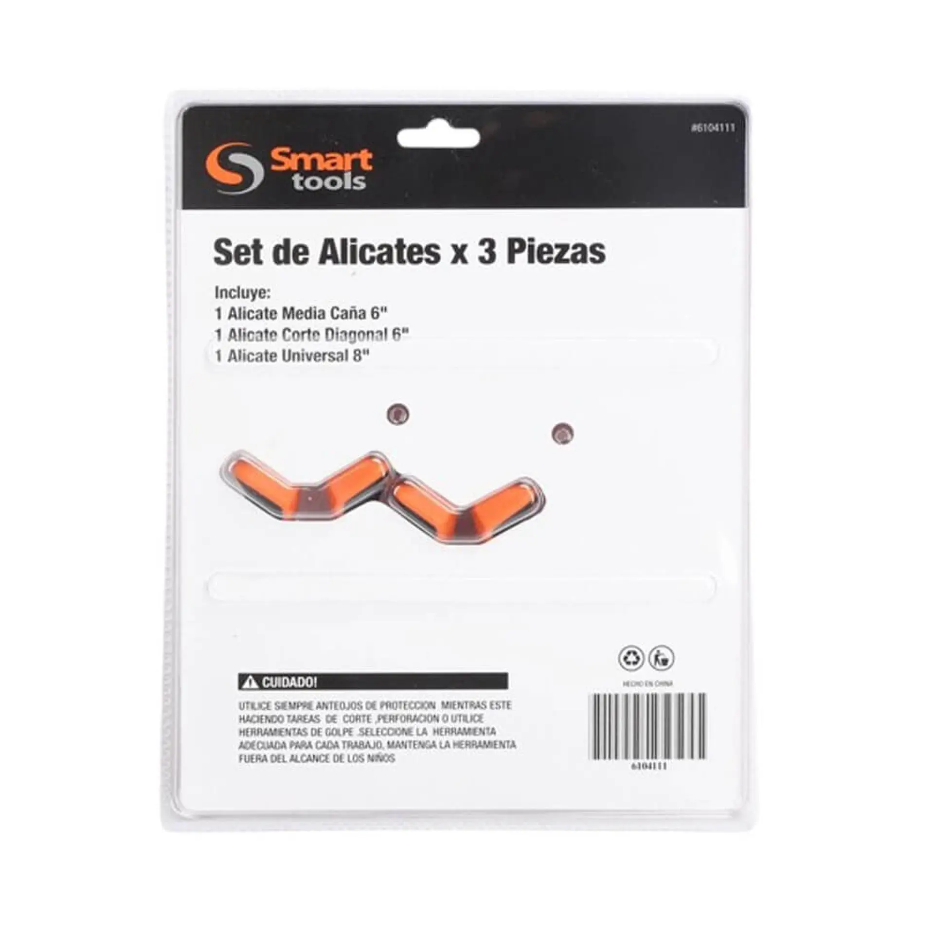 Juego de Alicates Smart Tools - 3 Piezas 2