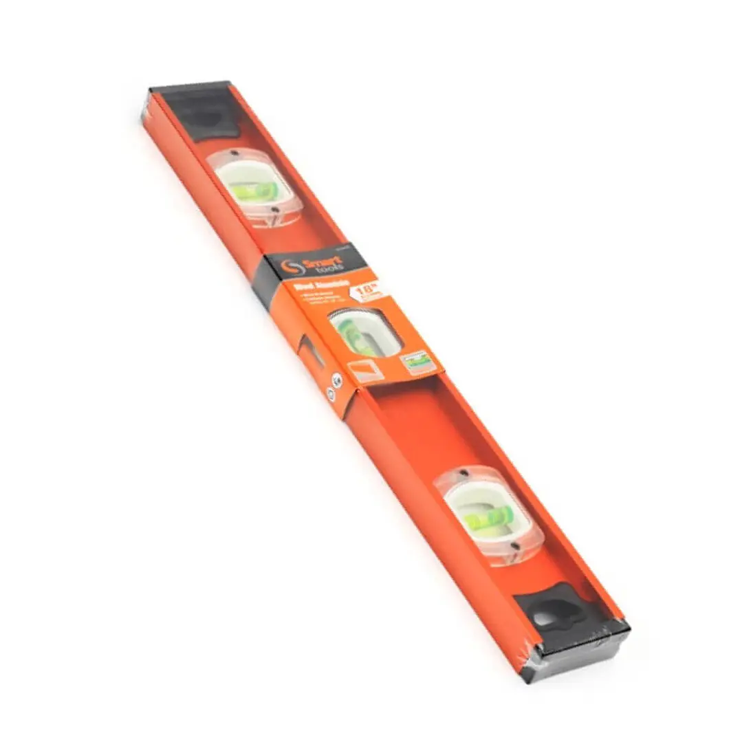 Nivel De Aluminio Profesional Cofan 600 Mm - Heavy Duty, Con 2 Burbujas, Ideal Para Albañilería Y Bricolaje