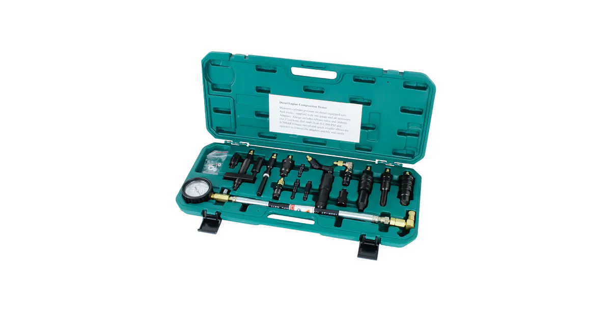 Compresímetro para Motores Diesel Jonnesway - 16 Piezas