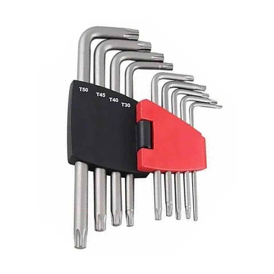 Juego de Llaves Torx Puntas Largas Force - 9 Piezas 2