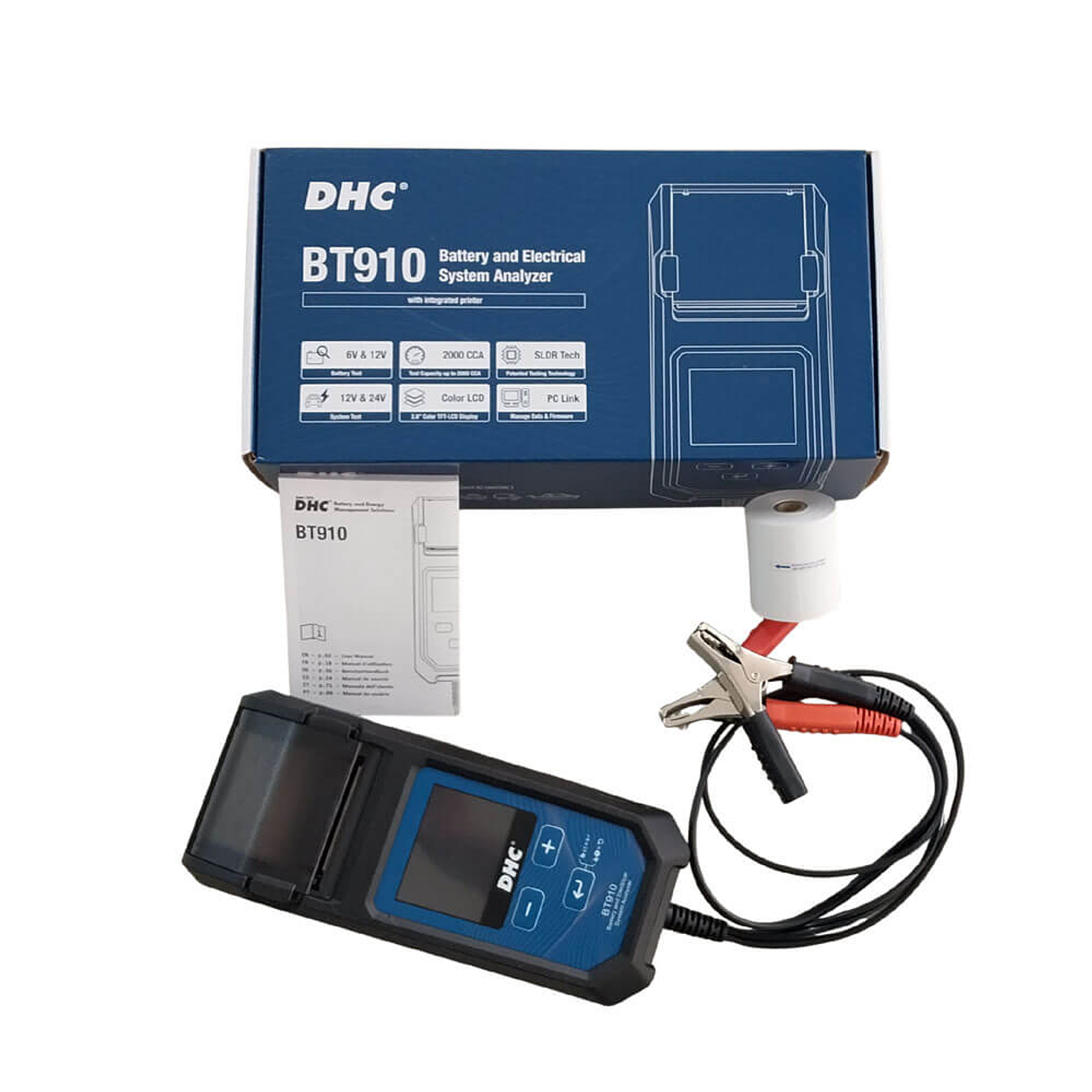 Tester de Baterías DHC BT-910 | 6V/12V + Sistema Eléctrico 12V/24V 5