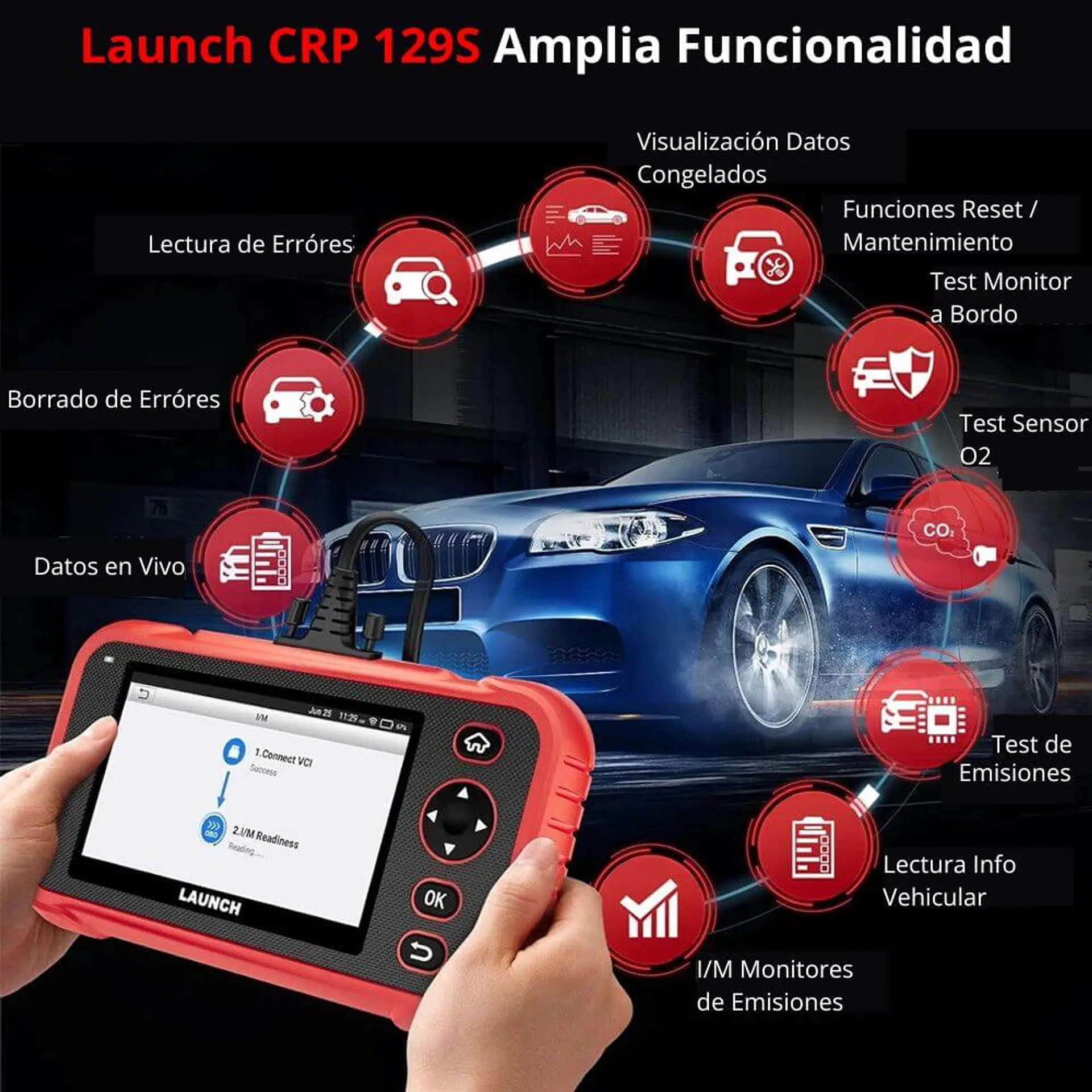 Escáner Launch CRP 129S | 13 Funciones 5