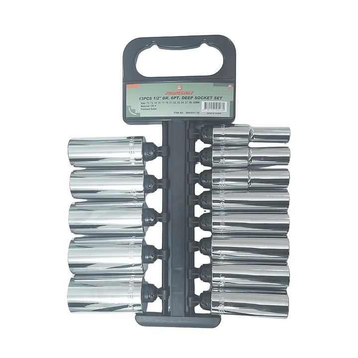 Juego de Dados Largos Jonnesway de 1/2 - 13 Piezas (mm) 3