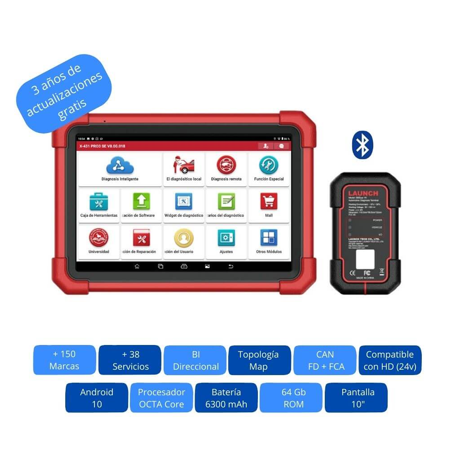 Escáner Launch X431  PRO 3 SE 1