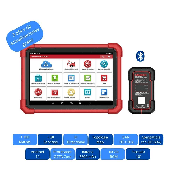 Escáner Launch X431  PRO 3 SE 1