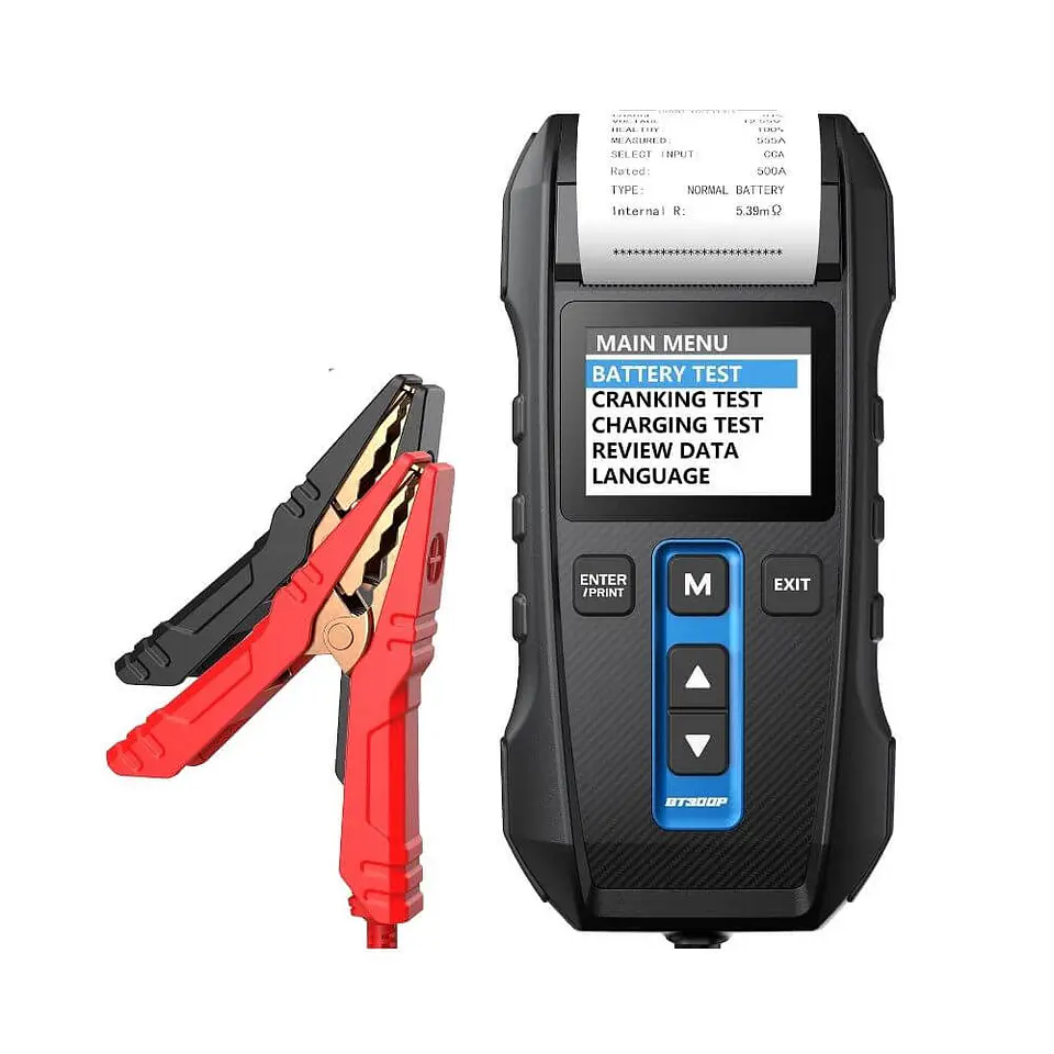 Tester de Baterías Topdon BT300P - 12V | + Alternador + Arranque 1