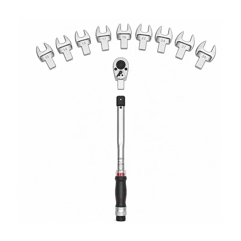Llave de Torque 1/2" Force 40-210 Nm Cabezas Interc. 13-30mm