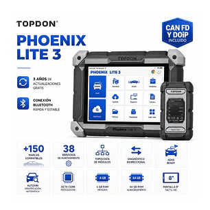 Escáner Topdon Fhoenix Lite 3
