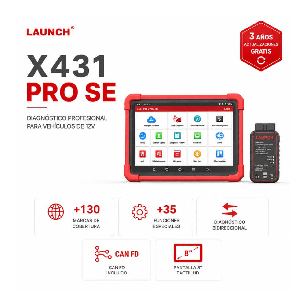 Escáner Launch X431 PRO SE