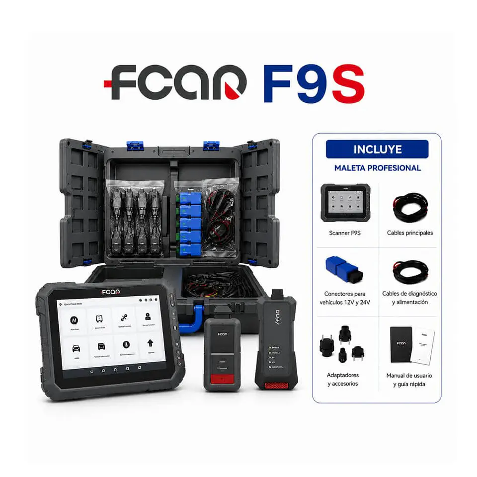 Escáner FCAR F9S (12v-24v) 4