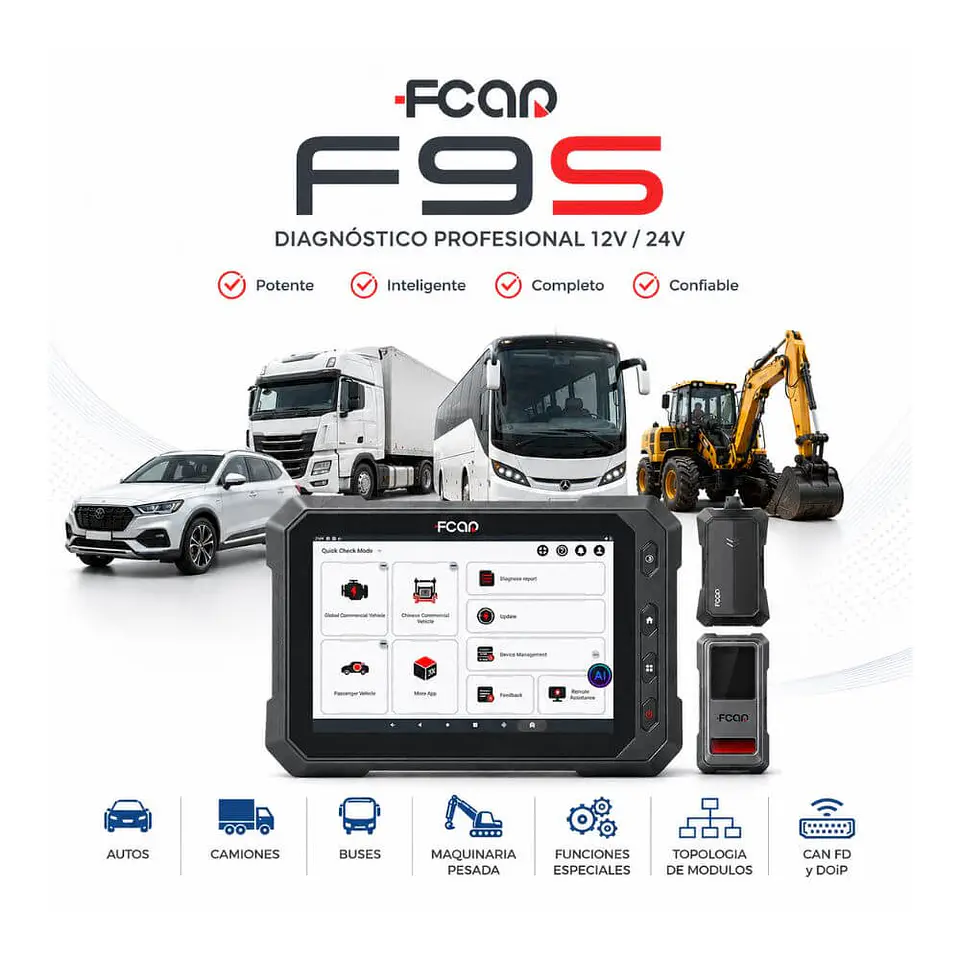 Escáner FCAR F9S (12v-24v) 1