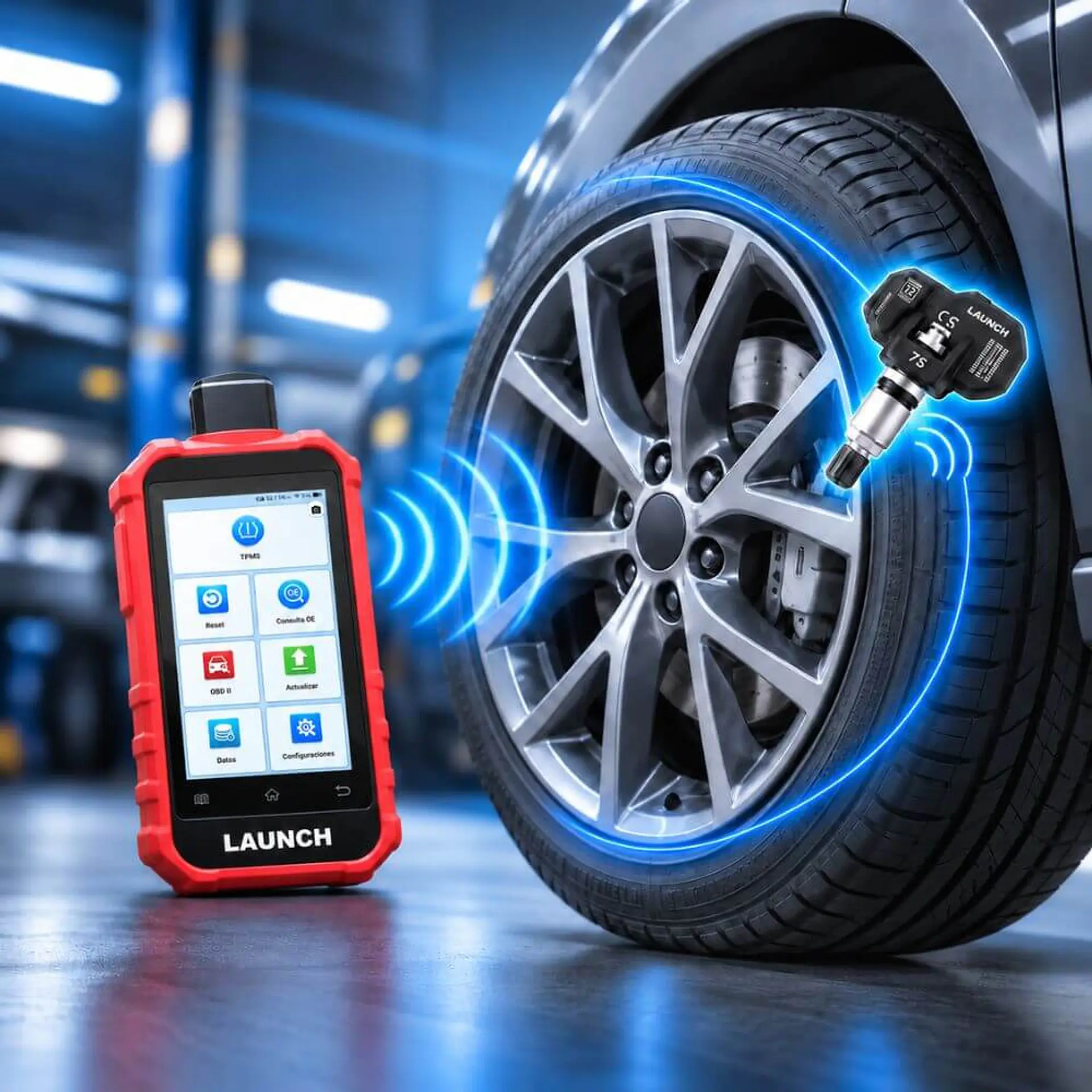 Sensor TPMS Universal Launch LTR-07S - Pack 10 Unids.