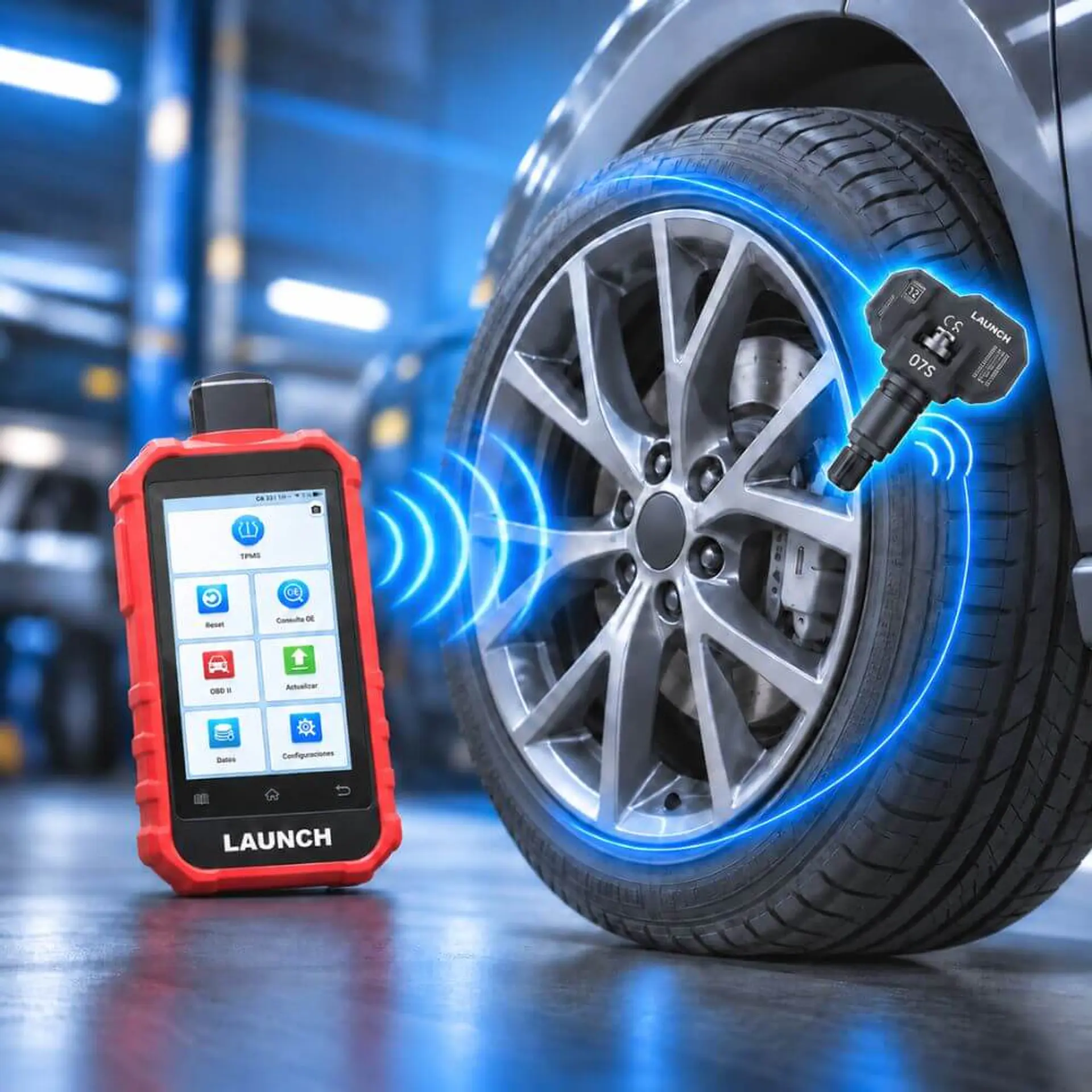 Sensor TPMS Universal Launch LTR-07S - Pack 10 Unids.