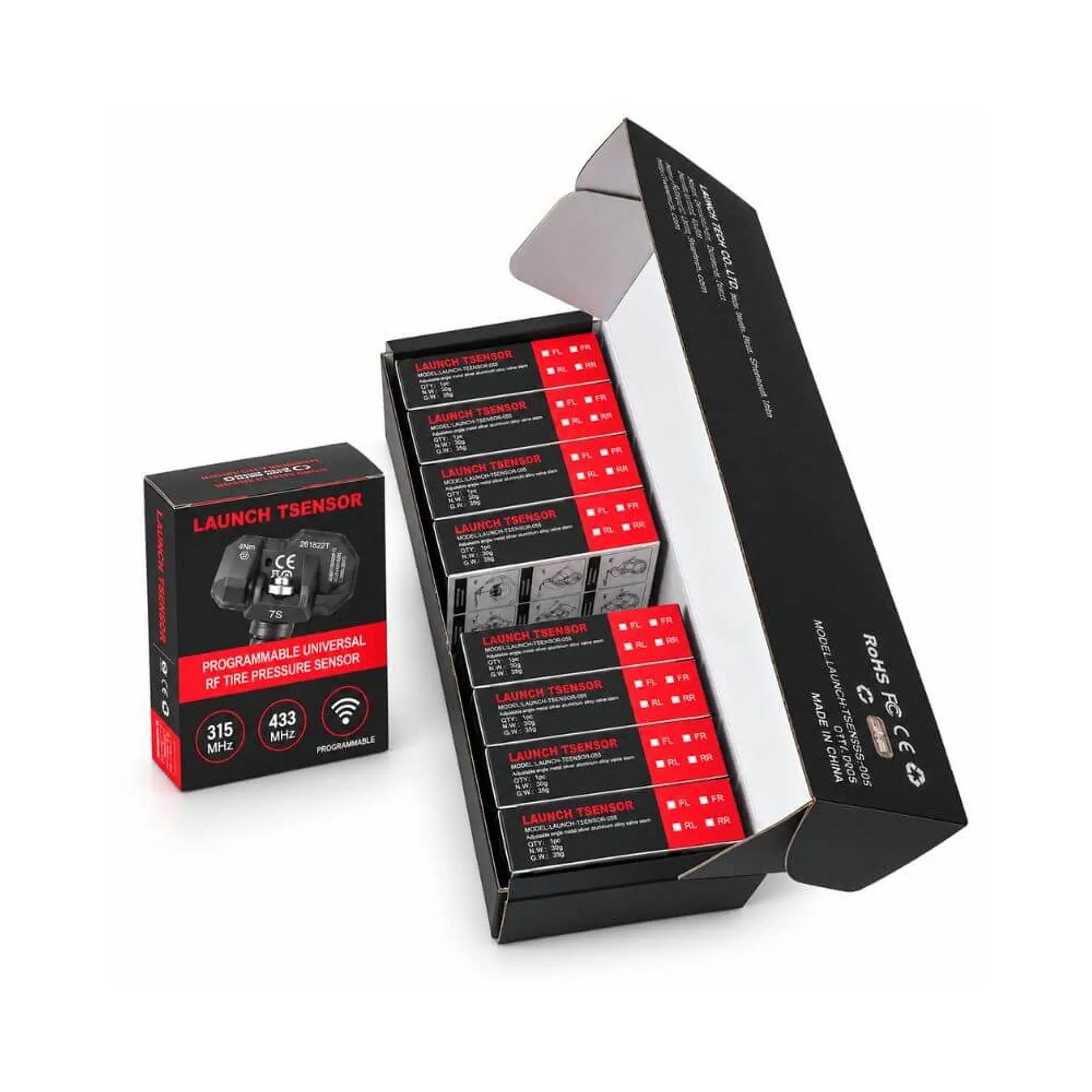 Sensor TPMS Universal Launch LTR-07S - Pack 10 Unids.