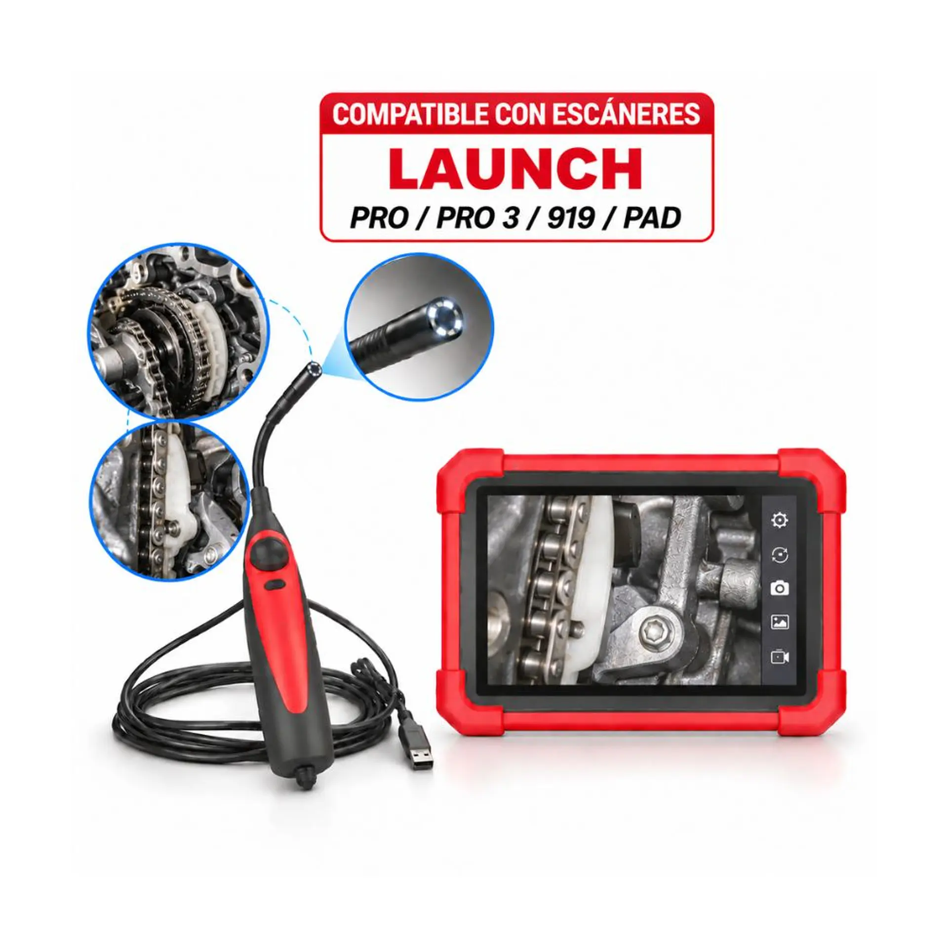Videoscopio - Boroscopio Digital Launch VSP600