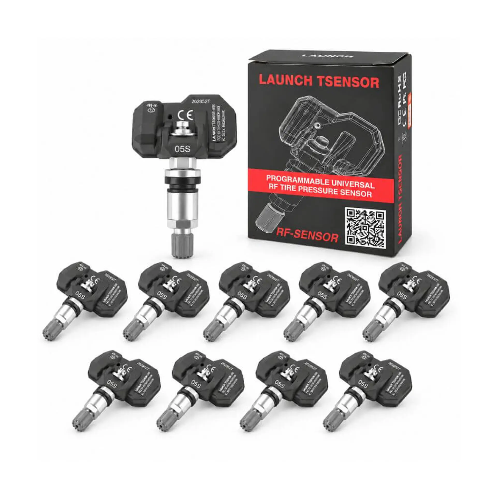 Sensor TPMS Universal Launch TSENSOR-05S - Pack 10 Unids.