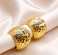 Aros Baño Oro Amarillo Satinados - Miniatura 1
