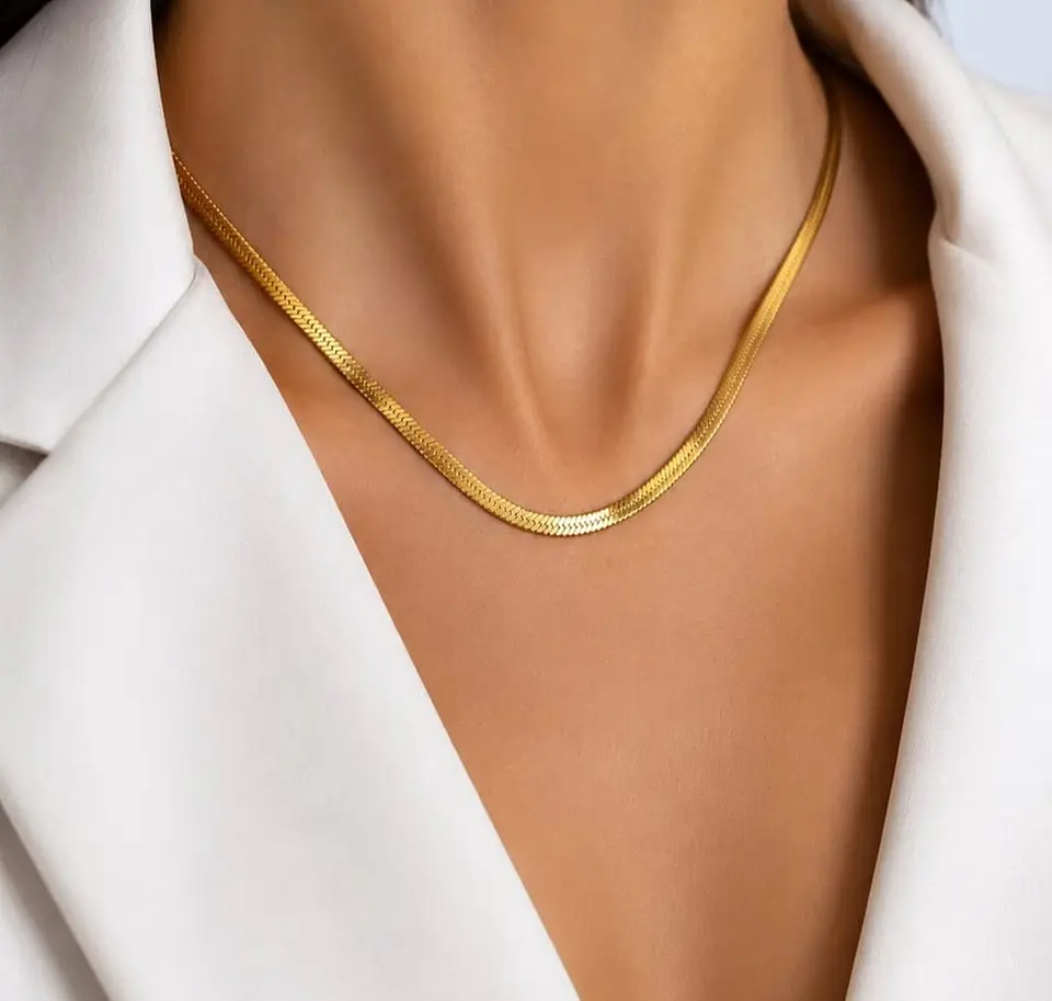 Cadena Cinta Baño Oro Amarillo 2