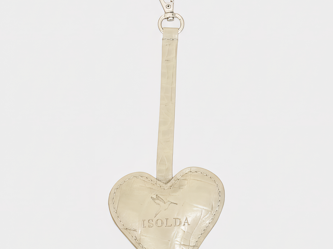 Llavero de corazón Dorado 1