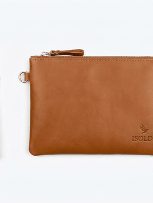Clutch de Cuero | 2 EN 1  - Isolda