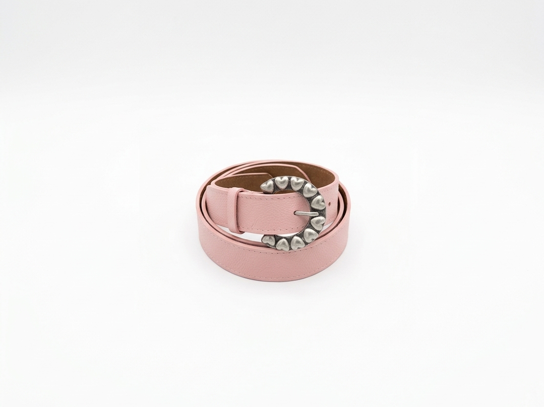 Cinturón Magnolia hebilla corazón 1