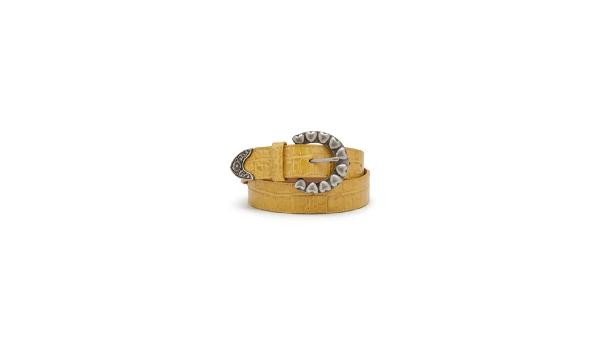 Cinturón Isolda hebilla corazón 3