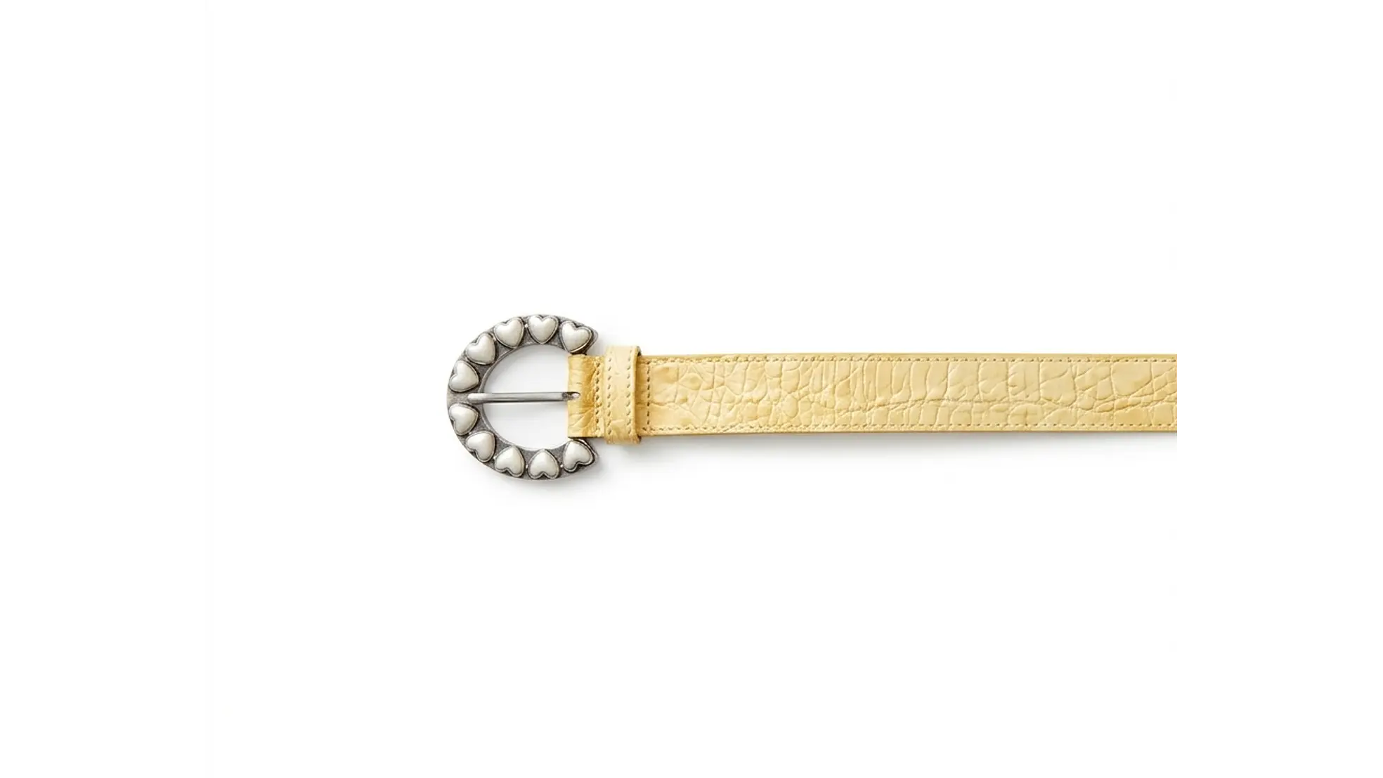 Cinturón Isolda hebilla corazón 4