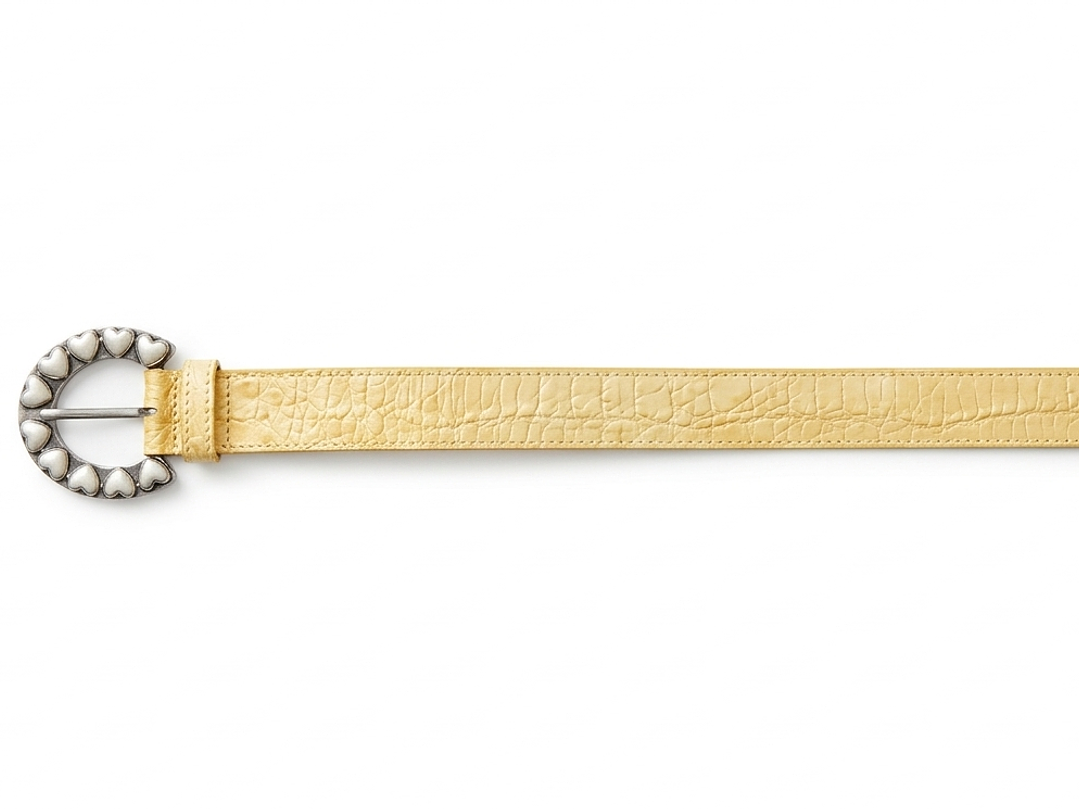 Cinturón Magnolia hebilla corazón 4