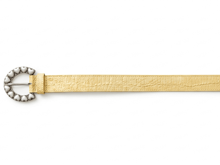 Cinturón Magnolia hebilla corazón 4