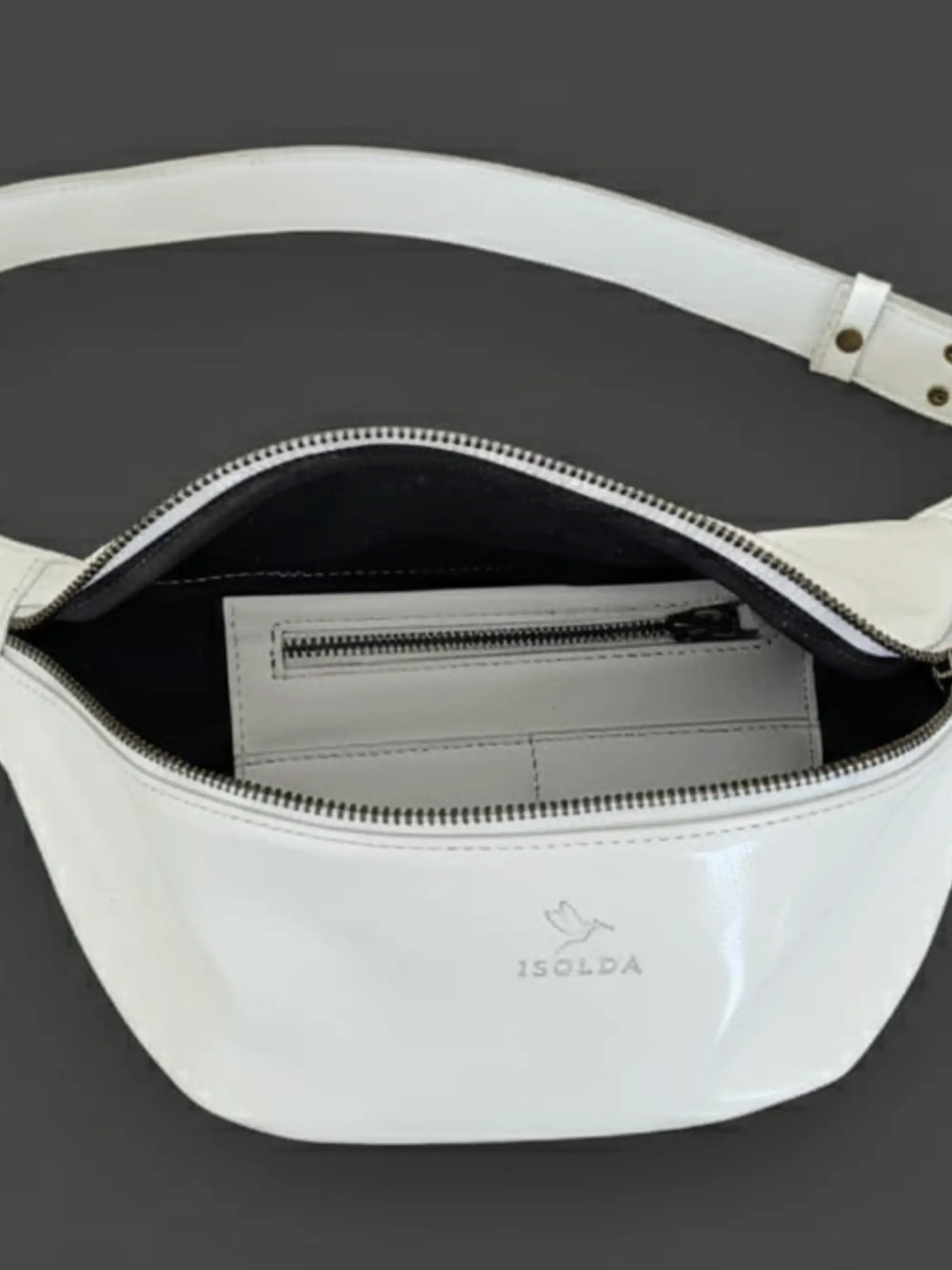 Cartera Riñonera Picaflor - Cuero LWG - Hecho a mano 2