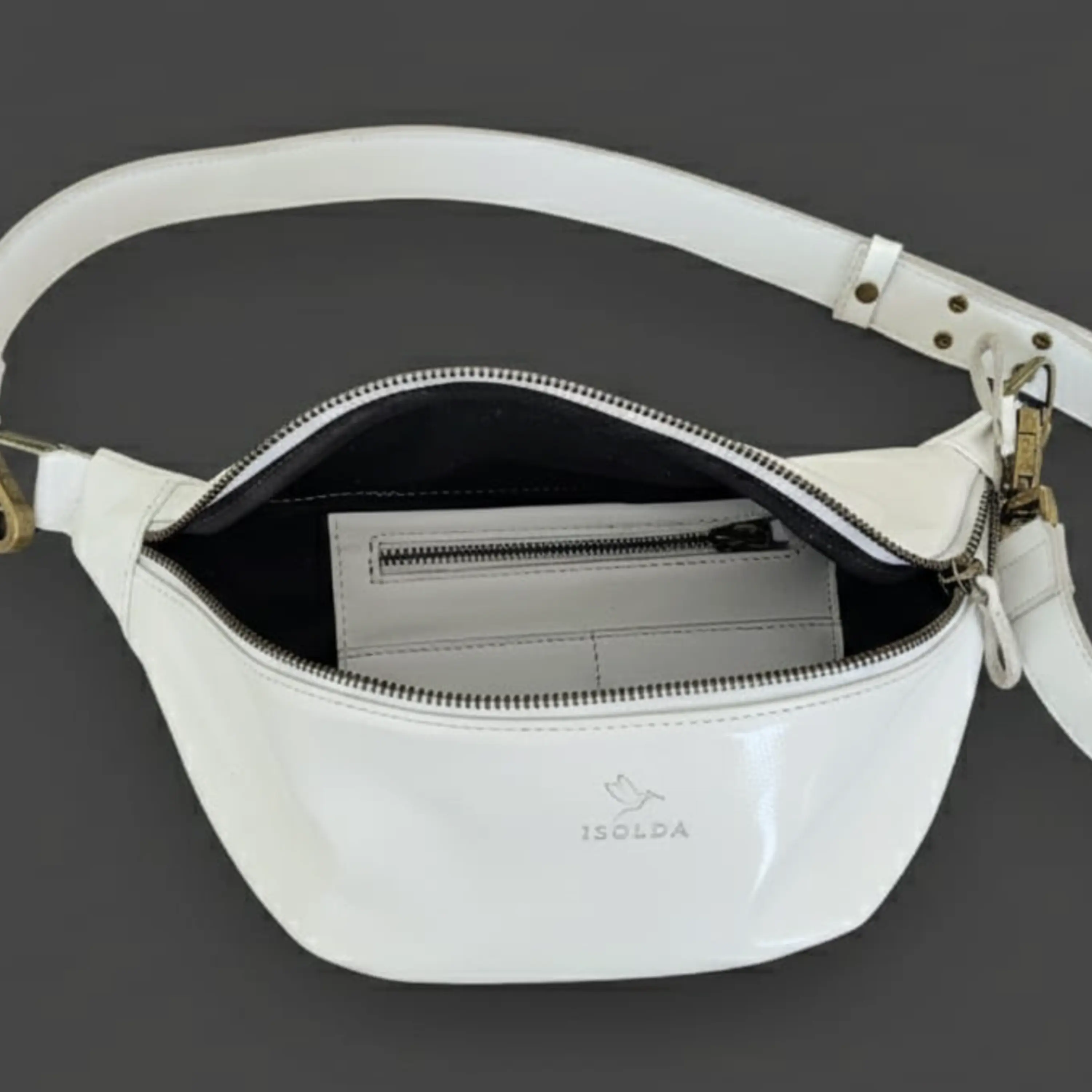 Cartera Riñonera Picaflor - Cuero LWG - Hecho a mano 2