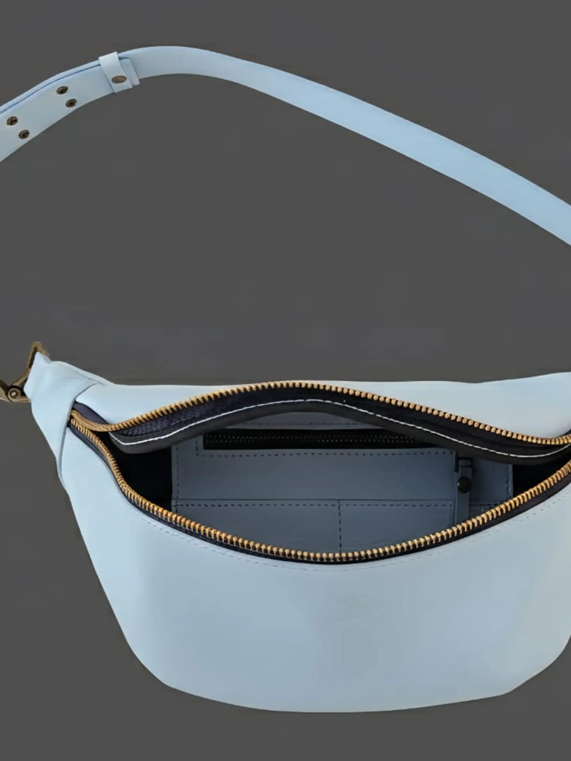Cartera Riñonera Picaflor - Cuero LWG - Hecho a mano 3