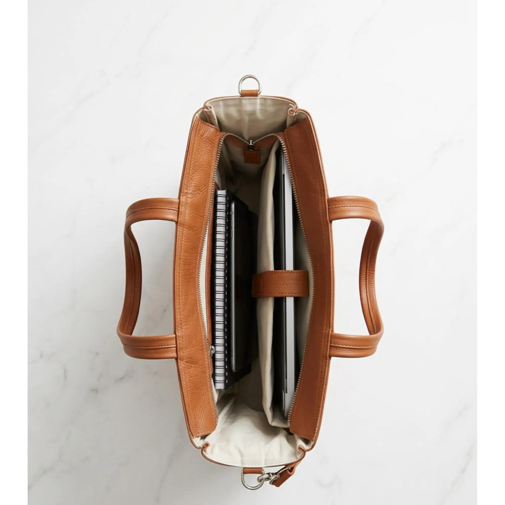 Cartera Atacama - Porta Notebook - Cuero LWG - Hecho a mano  3