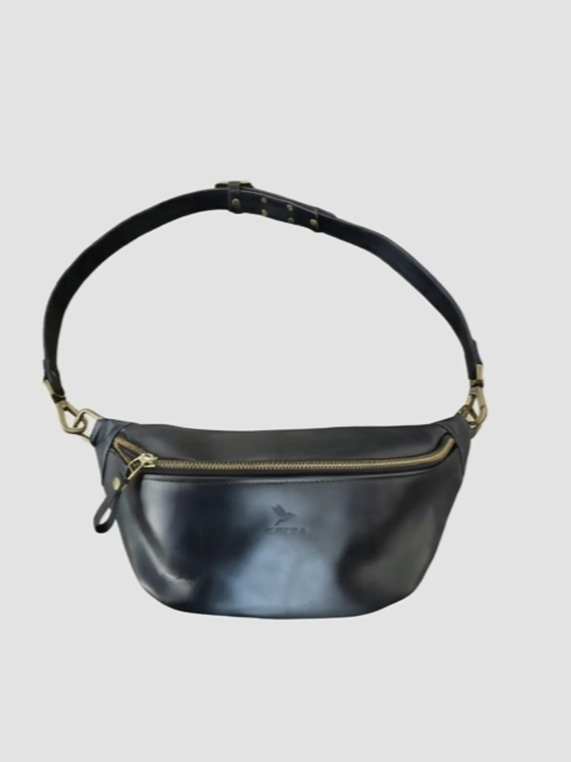 Cartera Riñonera Picaflor - Cuero LWG - Hecho a mano 1