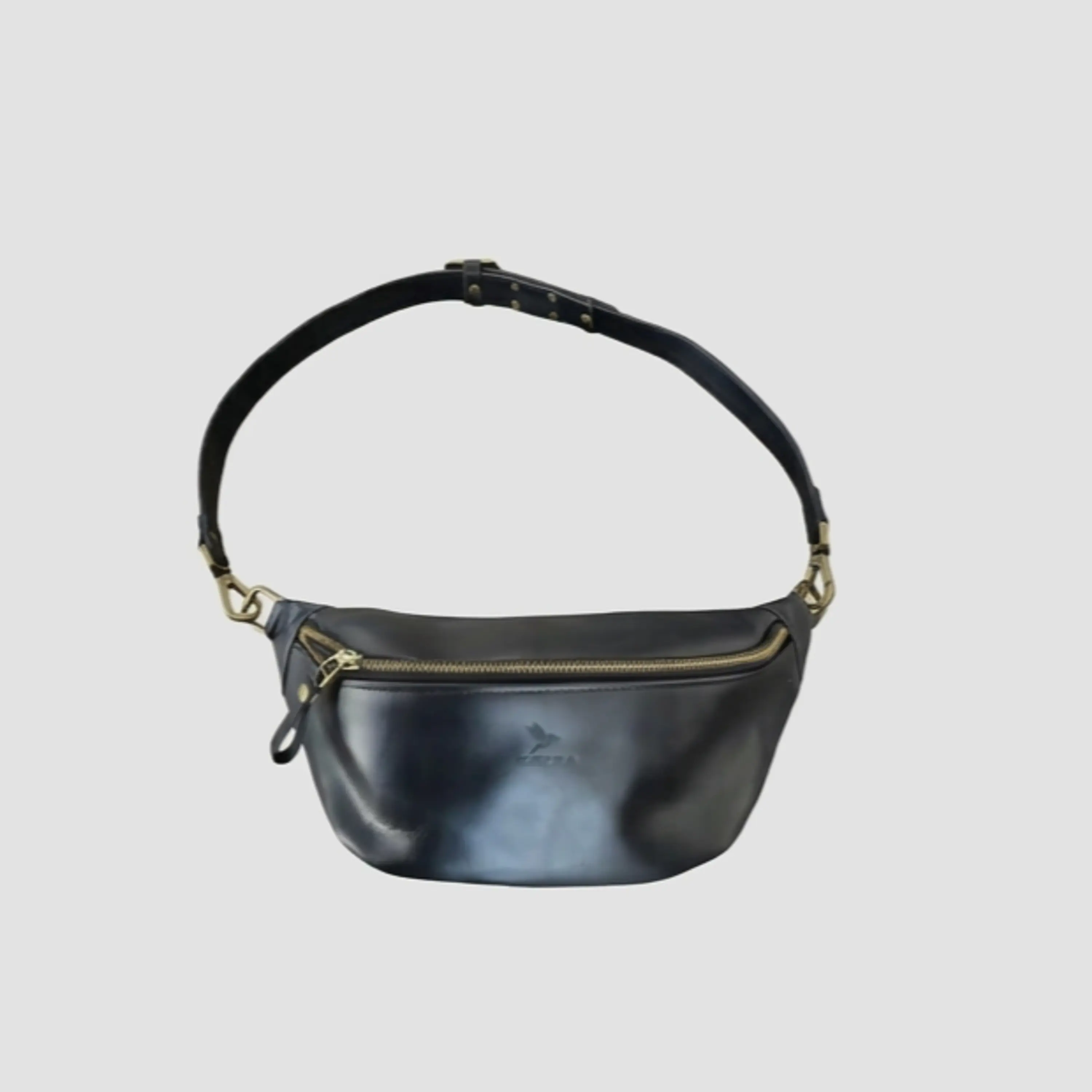 Cartera Riñonera Picaflor - Cuero LWG - Hecho a mano 1
